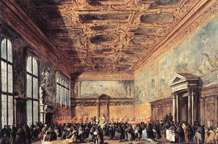 GUARDI, Francesco Audience Granted by the Doge